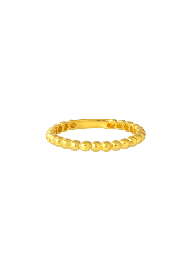 TOMEI Minimalist Ring, Yelow Gold 916
