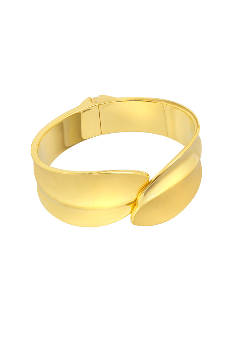 TOMEI Wide Bangle, Yellow Gold 999 (5D)