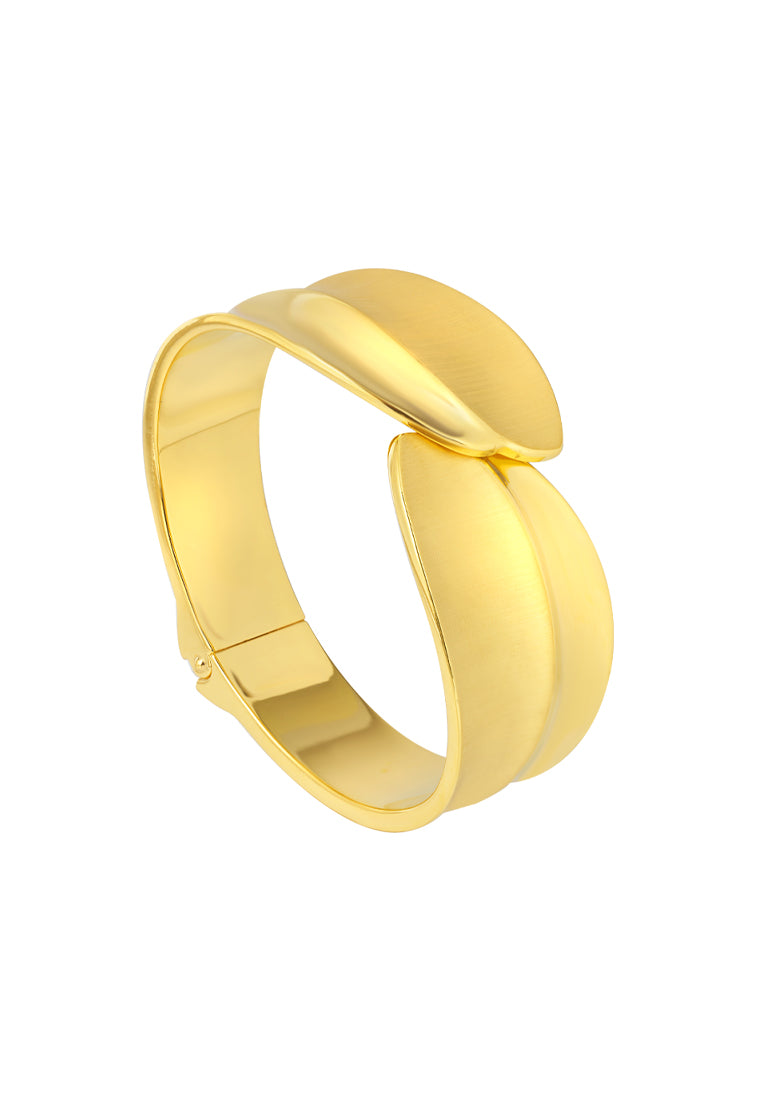 TOMEI Wide Bangle, Yellow Gold 999 (5D)