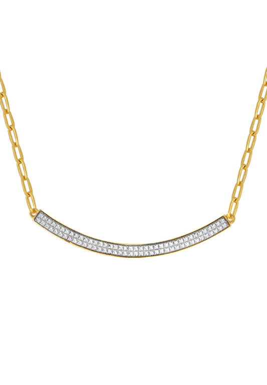TOMEI Diamond Cut Collection Necklace, Yellow Gold 916