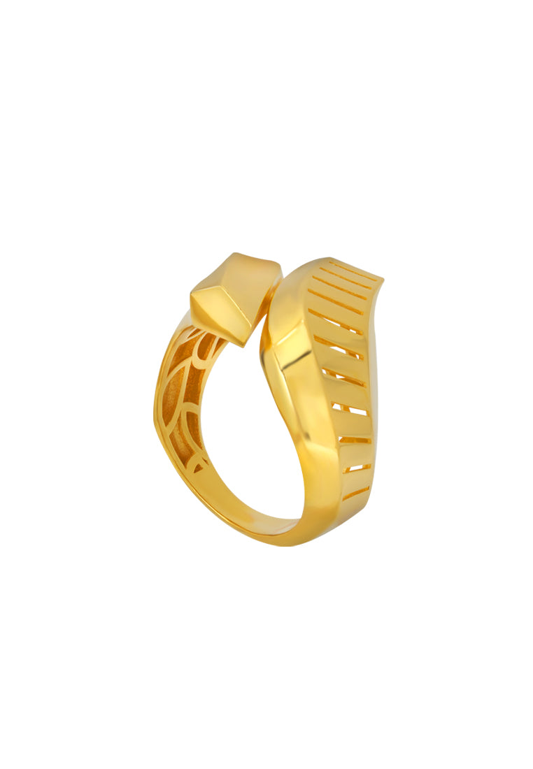 TOMEI Lusso Italia Ring, Yellow Gold 916