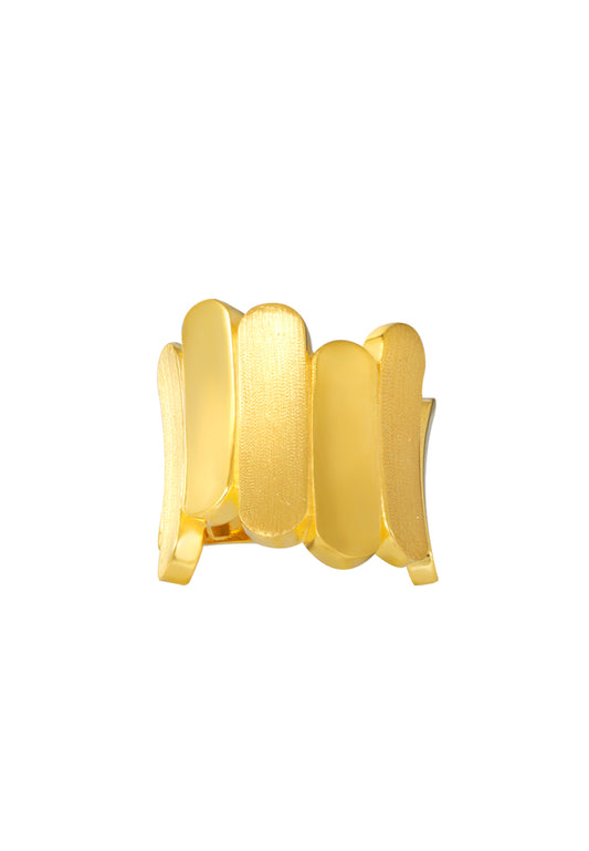 TOMEI Lusso Italia Ring, Yellow Gold 916
