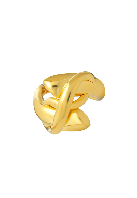 TOMEI Lusso Italia Ring, Yellow Gold 916