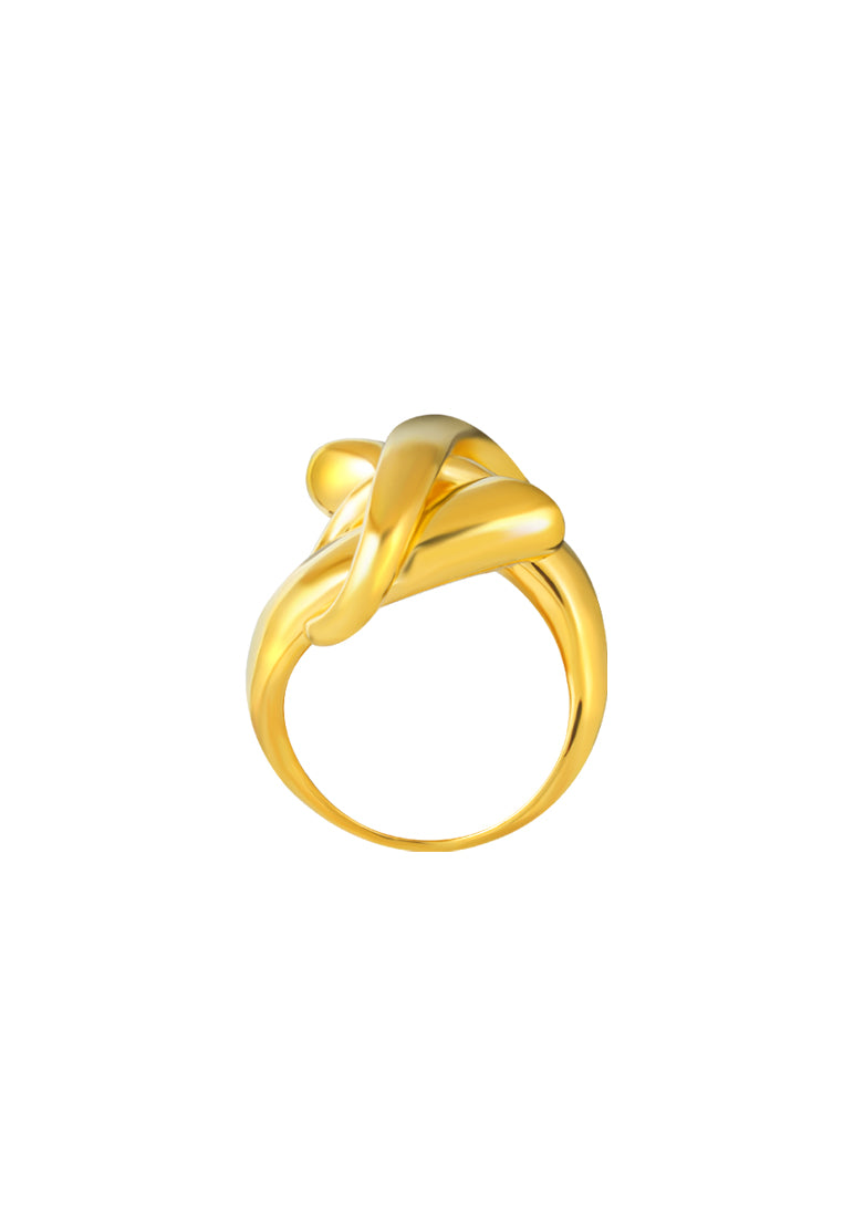 TOMEI Lusso Italia Ring, Yellow Gold 916