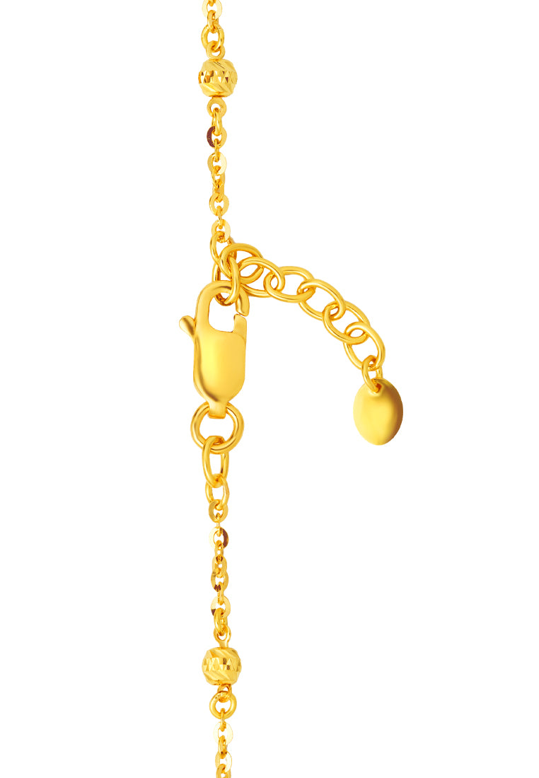 TOMEI Bracelet Of Happiness, Yellow Gold 916