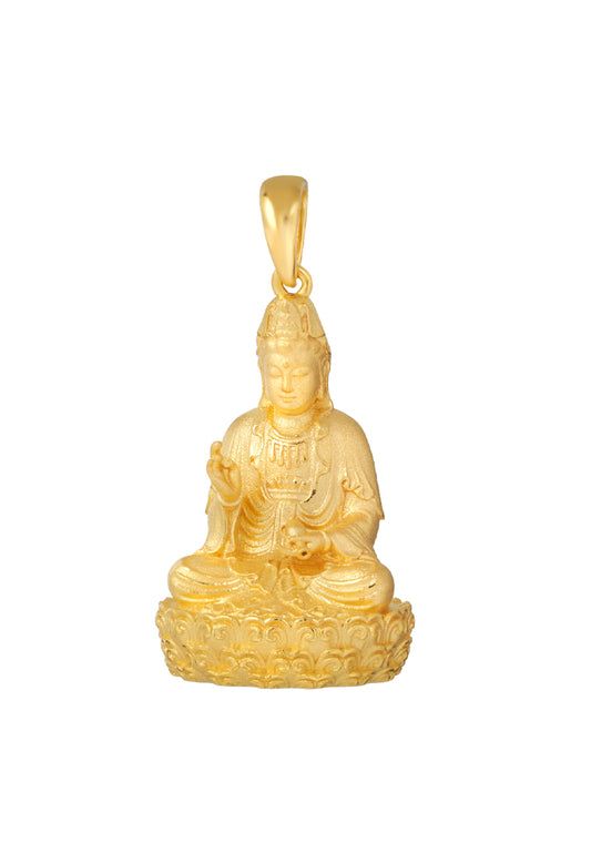 TOMEI Buddha Pendant, Yellow Gold 916