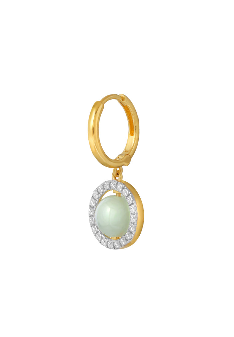 TOMEI Diamond Cut Collection Earrings, Yellow Gold 916