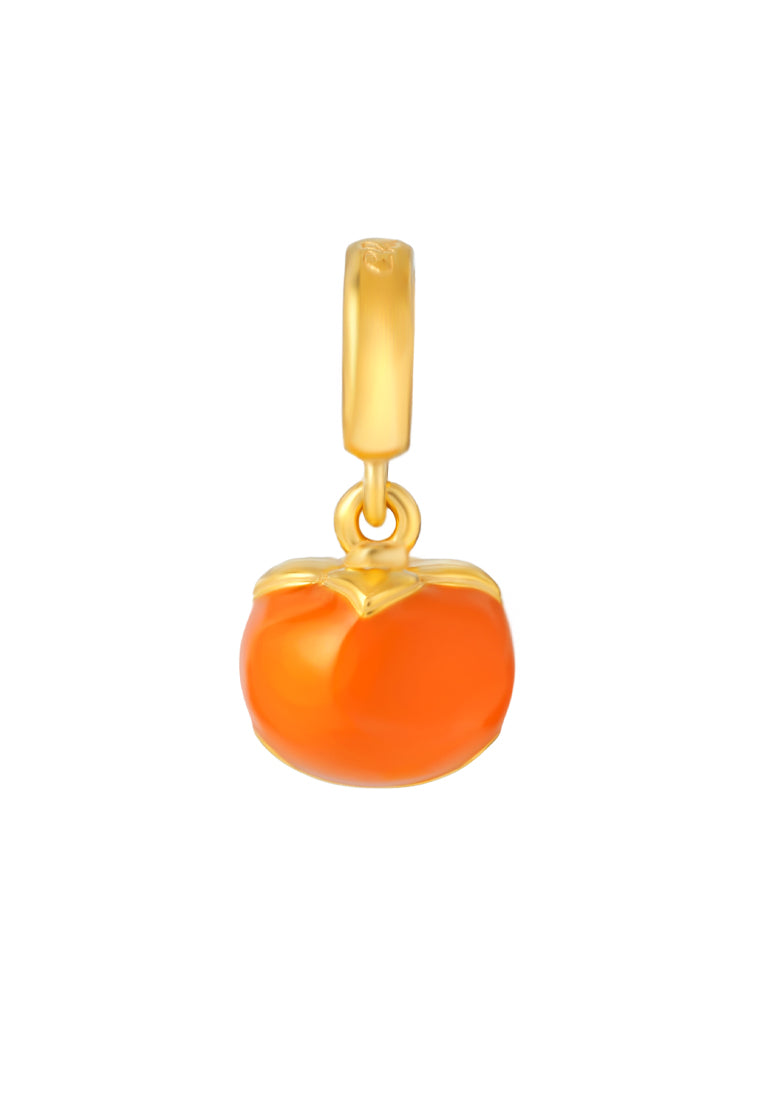 TOMEI Persimmon Charm, Yellow Gold 916