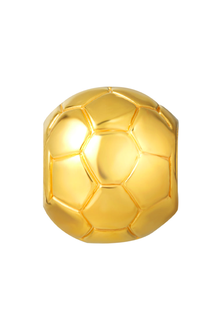 TOMEI [Online Exclusive] Football Charm, Yellow Gold 916
