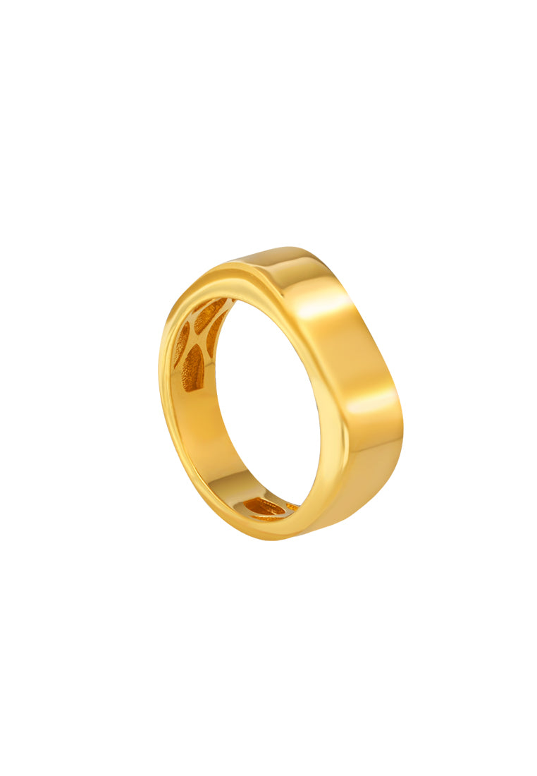 TOMEI Lusso Italia Ring, Yellow Gold 916