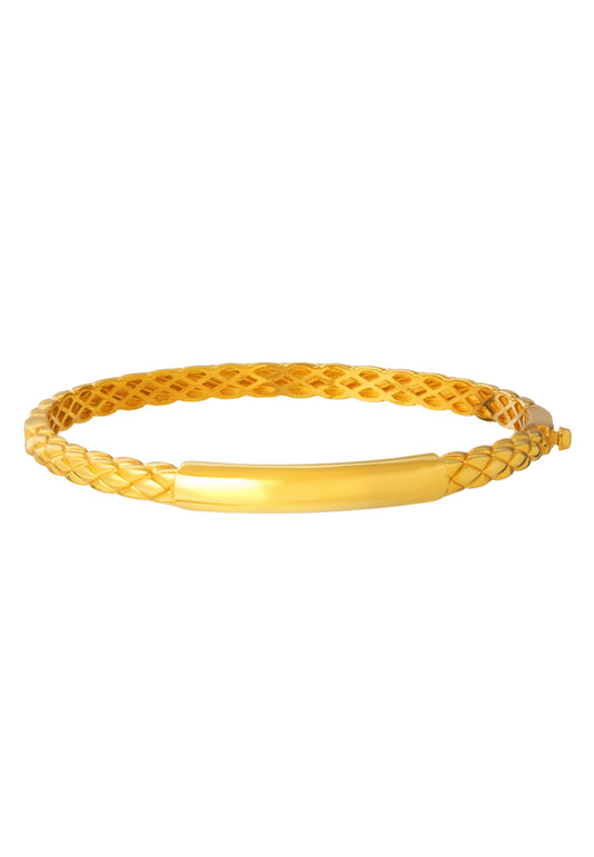 TOMEI Lusso Italia Bangle, Yellow Gold 916