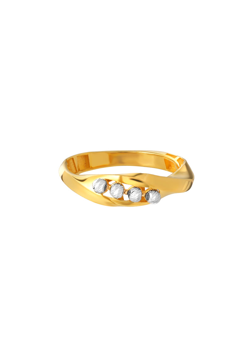 TOMEI Lusso Italia Ring, Yellow Gold 916