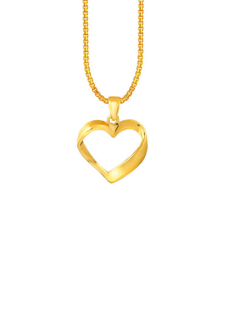 TOMEI Lusso Italia Love Pendant, Yellow Gold 916