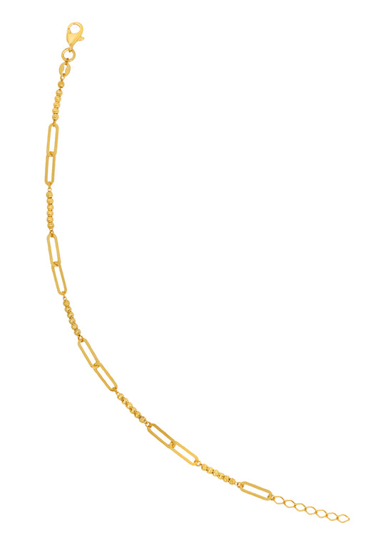 TOMEI Lusso Italia Linked Beads Bracelet, Yellow Gold 916