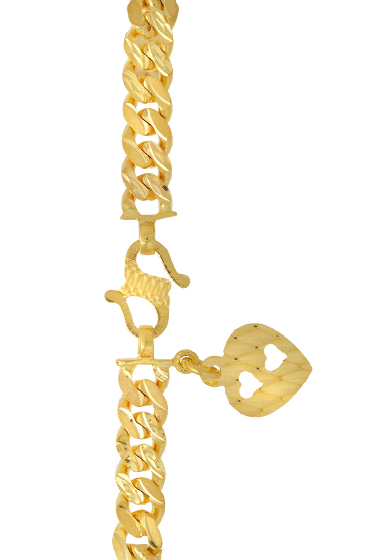 TOMEI Simplicity Essential Bracelet, Yellow Gold 916