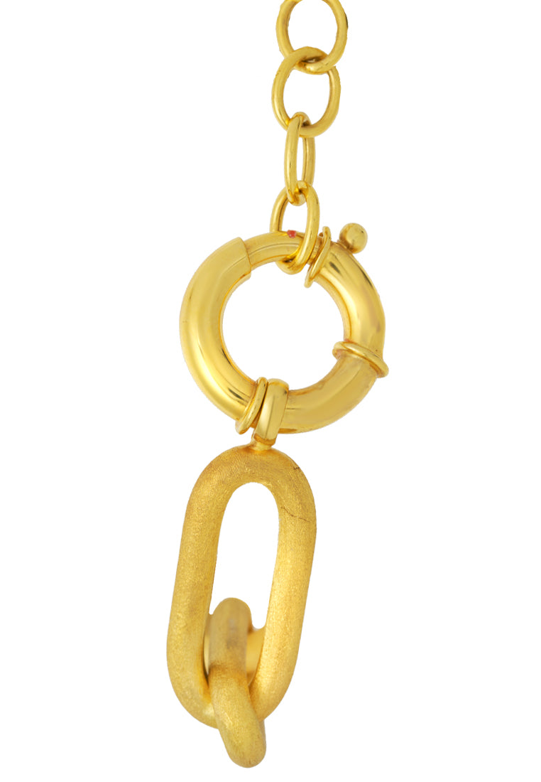 TOMEI Lusso Italia Bold Sinki Bracelet, Yellow Gold 916