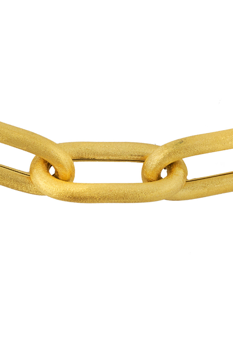 TOMEI Lusso Italia Bold Sinki Bracelet, Yellow Gold 916