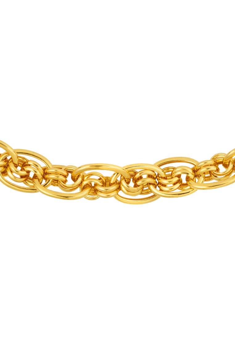 TOMEI Sensational Chain Bracelet, Yellow Gold 916