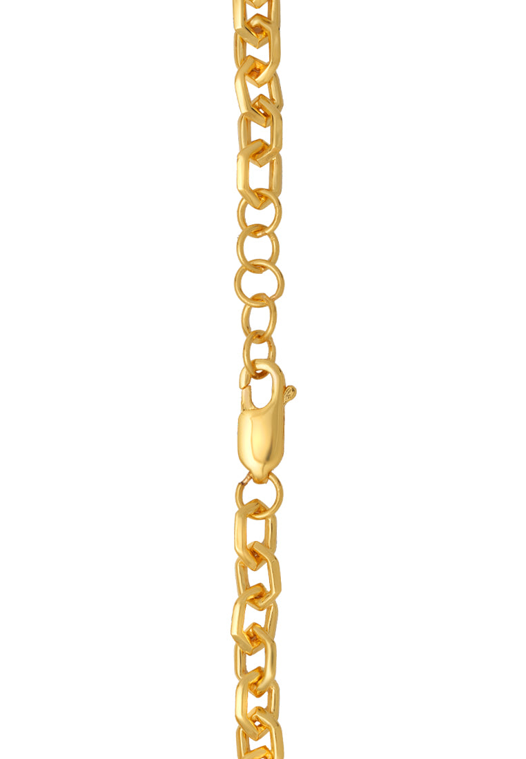 TOMEI Loop Linked Bracelet, Yellow Gold 916