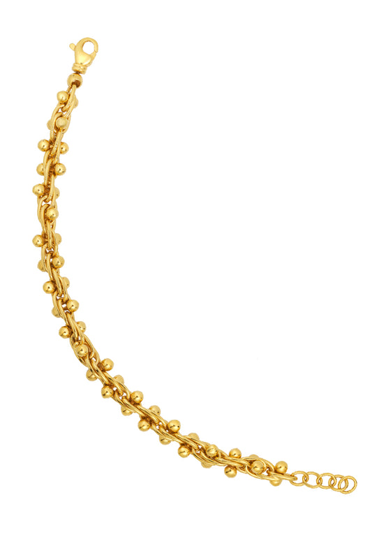 TOMEI Lusso Italia Tangled Beads Bracelet, Yellow Gold 916