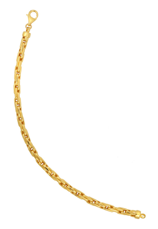 TOMEI Layered Link Bracelet, Yellow Gold 916
