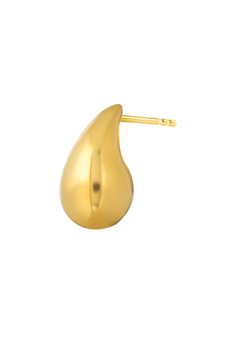 TOMEI Lusso Italia High-Polishing Earrings, Yellow Gold 916