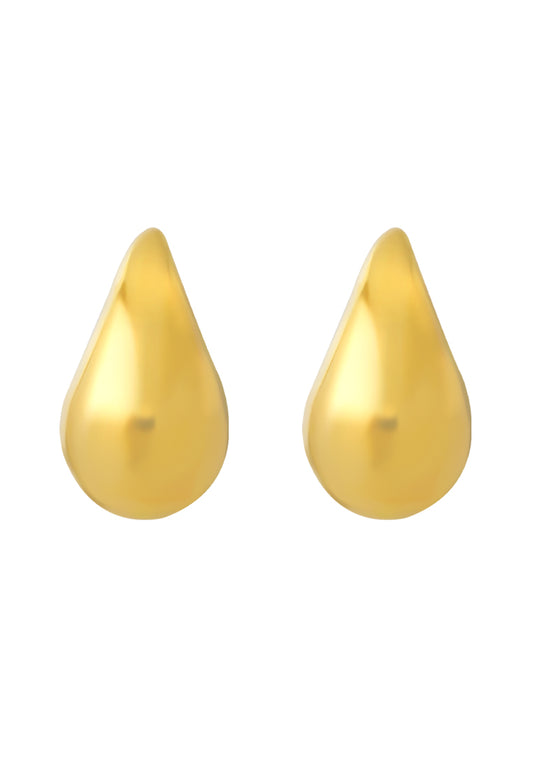TOMEI Lusso Italia High-Polishing Earrings, Yellow Gold 916
