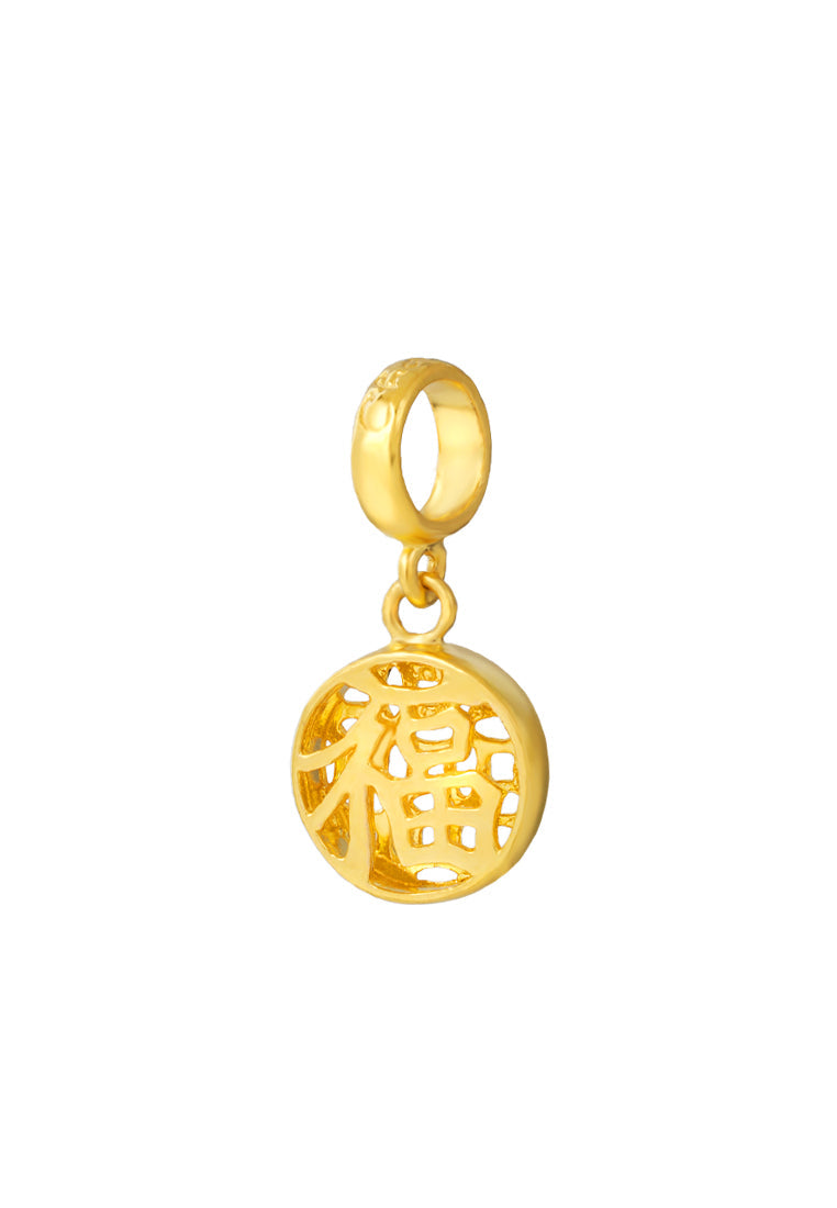 TOMEI Chomel Collection Fu-Zi Charm, Yellow Gold 916