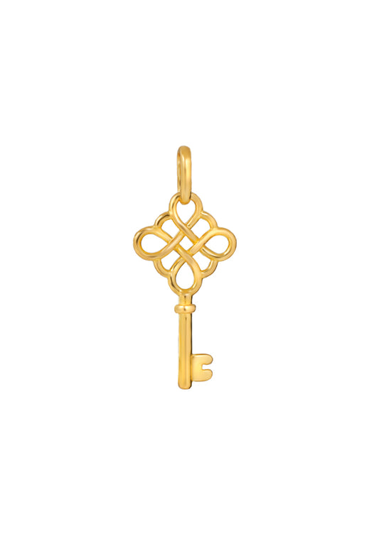 TOMEI Key Pendant, Yellow Gold 916