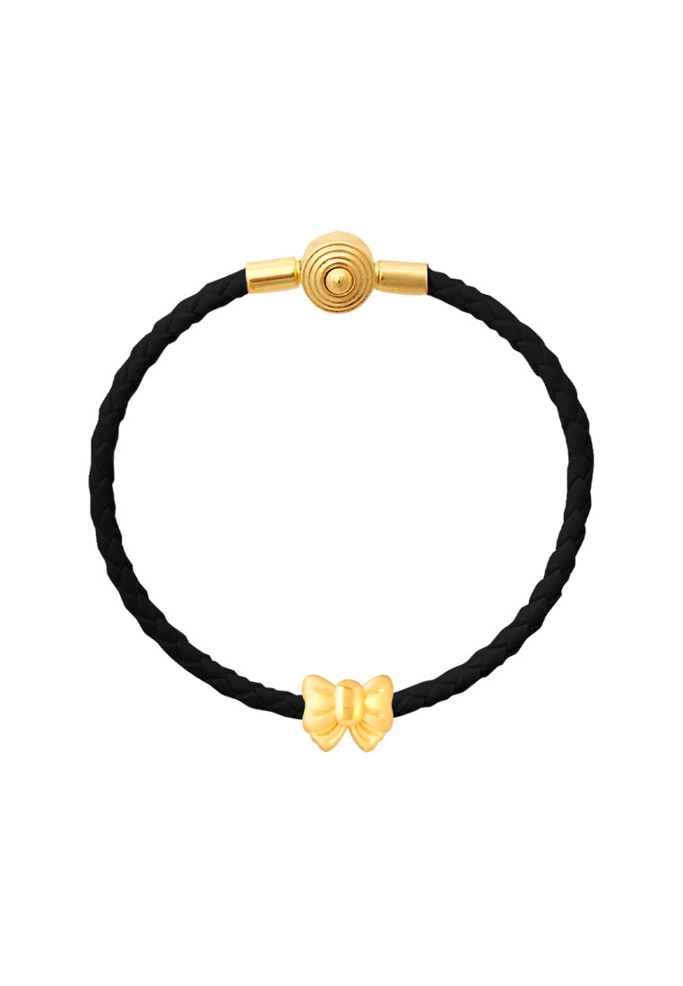 TOMEI [Online Exclusive] Fairy Ribbon Charm, Yellow Gold 999 (5D)