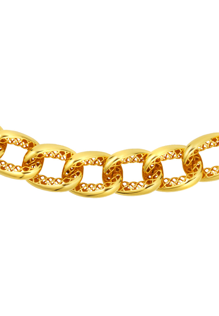 TOMEI Link Bracelet, Yellow Gold 916