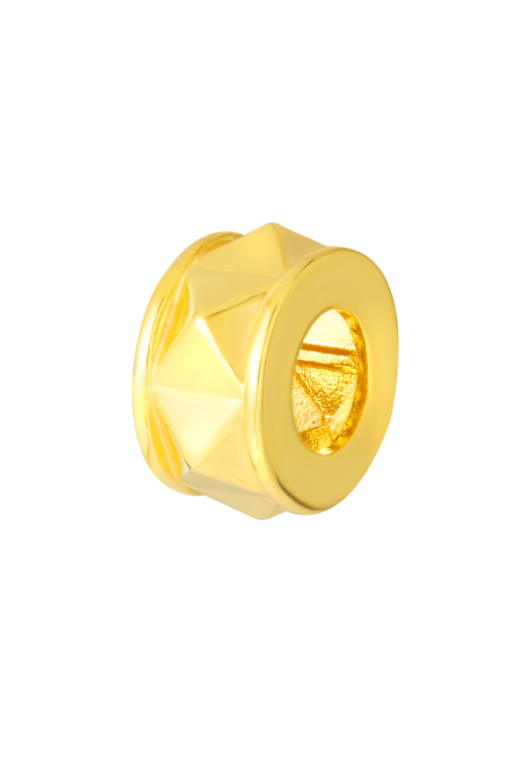 TOMEI Round Nut Charm, Yellow Gold 916