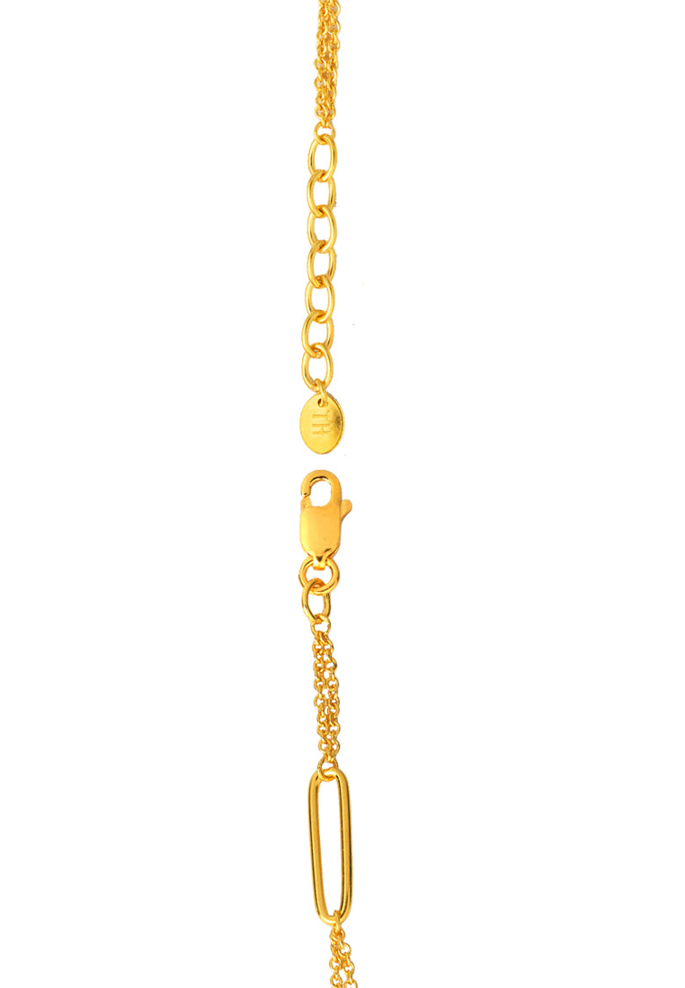 TOMEI Beads Bracelet, Yellow Gold 916