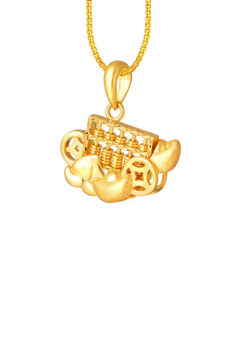 TOMEI Symbol Of Rich Pendant, Yellow Gold 916