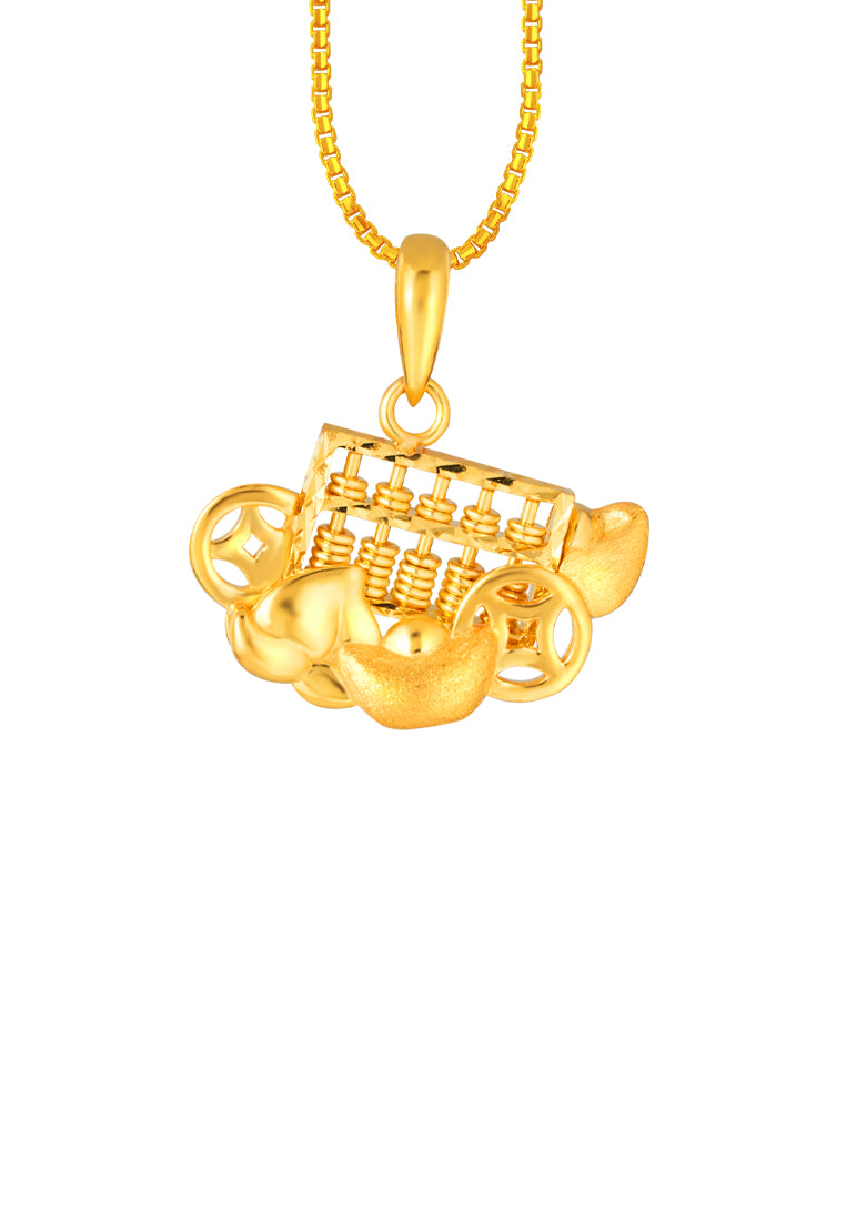 TOMEI Symbol Of Rich Pendant, Yellow Gold 916