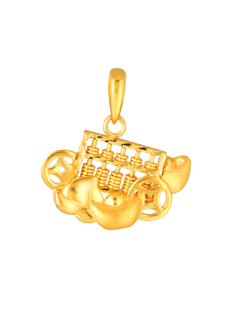 TOMEI Symbol Of Rich Pendant, Yellow Gold 916