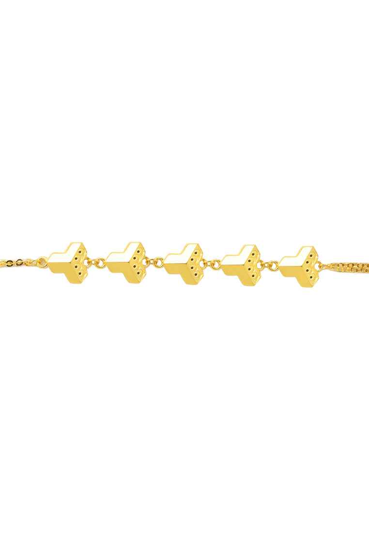 TOMEI Lusso Italia Bracelet, Yellow Gold 916