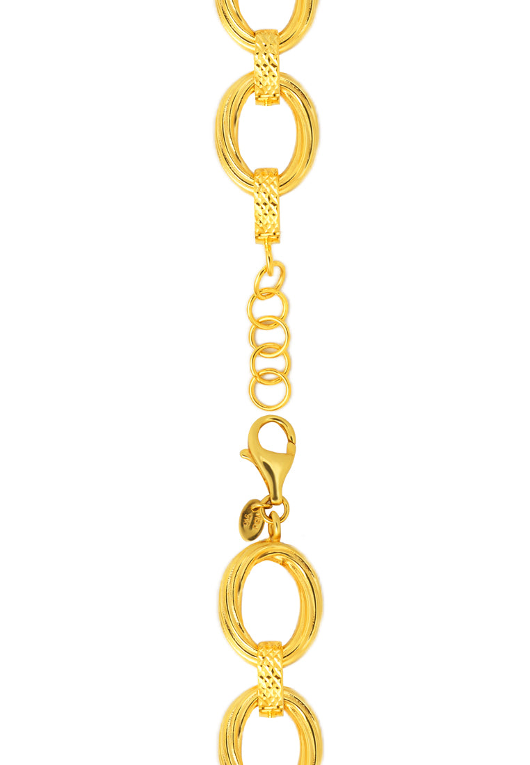 TOMEI Link Bracelet, Yellow Gold 916