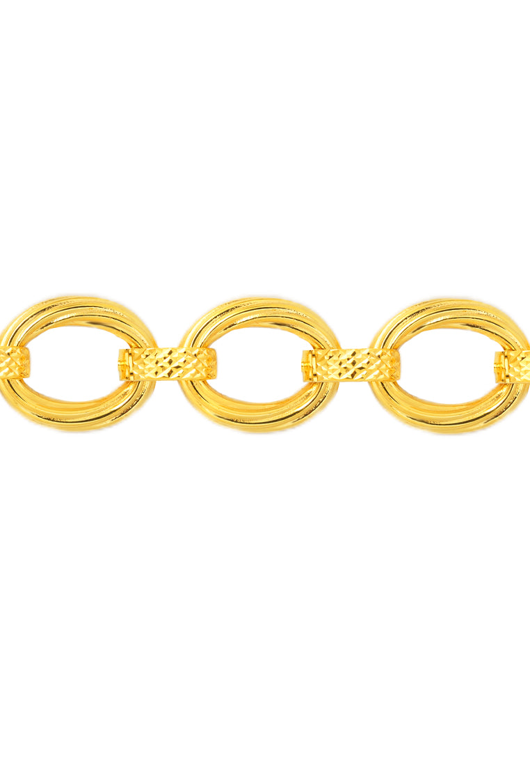 TOMEI Link Bracelet, Yellow Gold 916