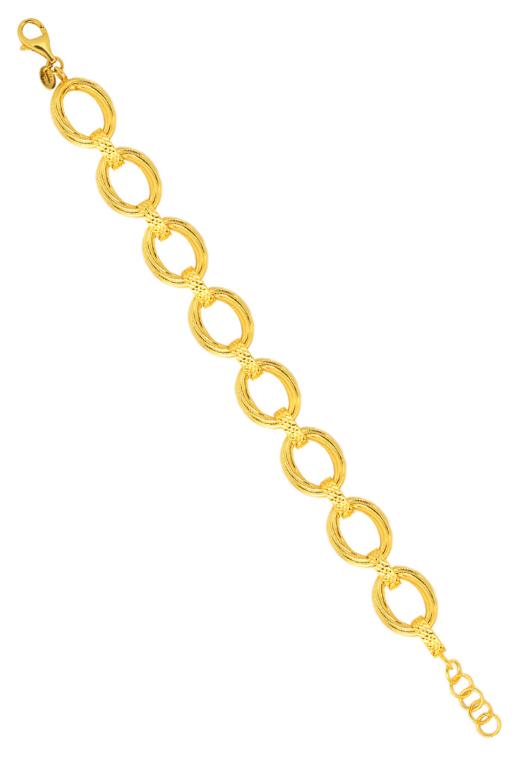 TOMEI Link Bracelet, Yellow Gold 916