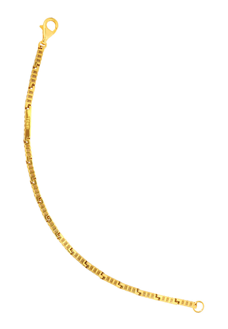 TOMEI Lusso Italia Bracelet, Yellow Gold 916