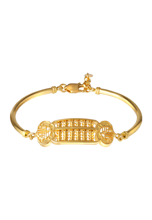 TOMEI Ruyi Abacus Bracelet, Yellow Gold 916