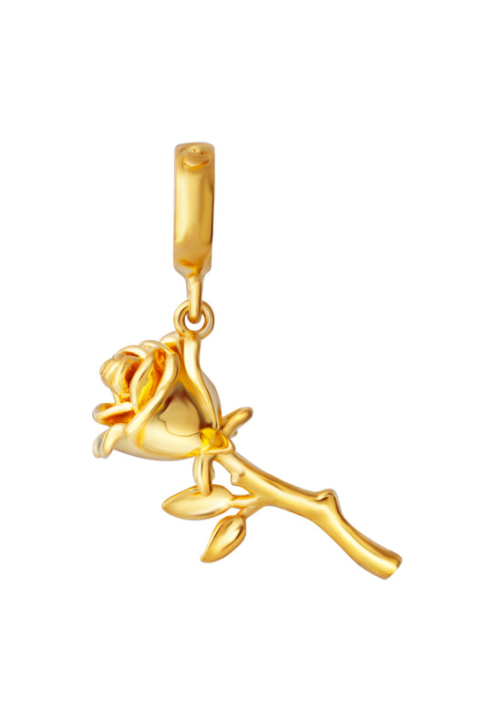 TOMEI Chomel Only You Rose Charm, Yellow Gold 916