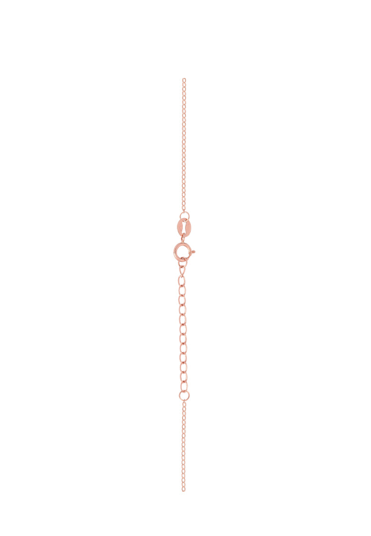 TOMEI Rouge Collection Key Necklace, Rose Gold 750