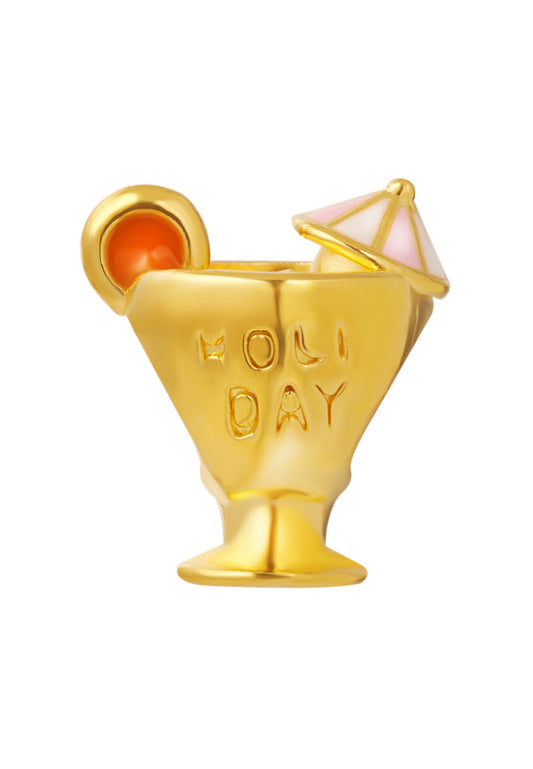 TOMEI [Online Exclusice Chomel Charm] Happy Holiday, Cheers! Yellow Gold 916