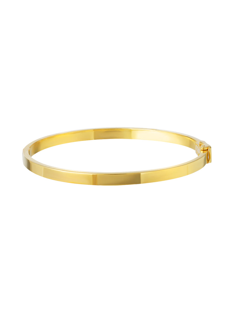 TOMEI Simplicity Bangle, Yellow Gold 916