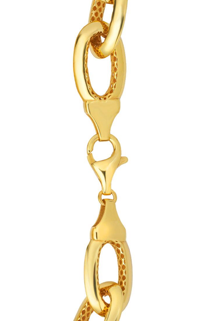 TOMEI Lusso Italia Together Linked Bracelet, Yellow Gold 916