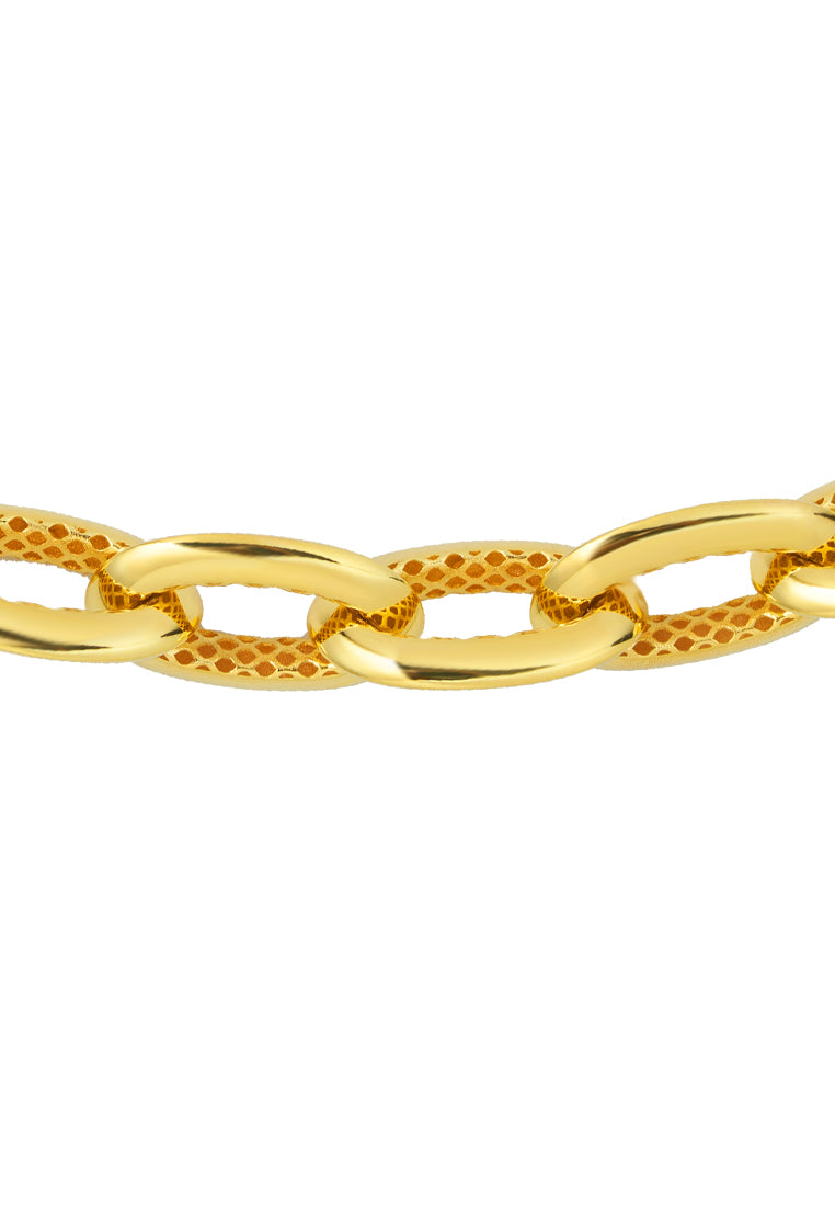 TOMEI Lusso Italia Together Linked Bracelet, Yellow Gold 916