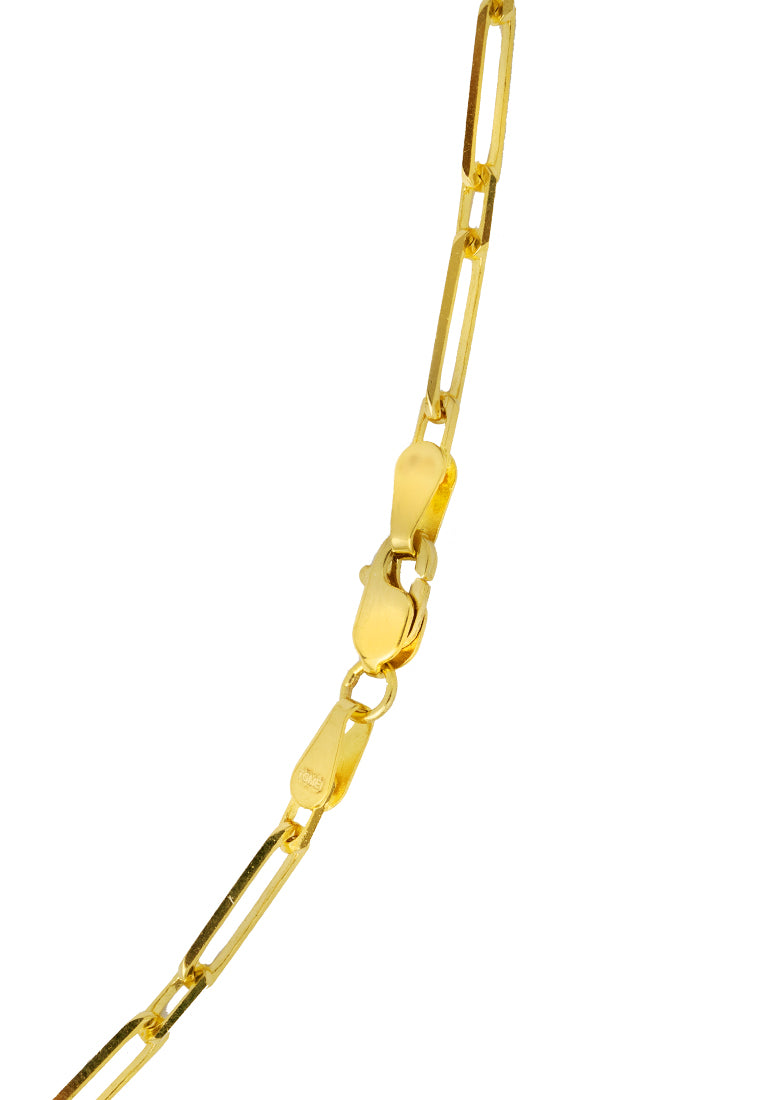 TOMEI Simplicity Sinki Necklace, Yellow Gold 916