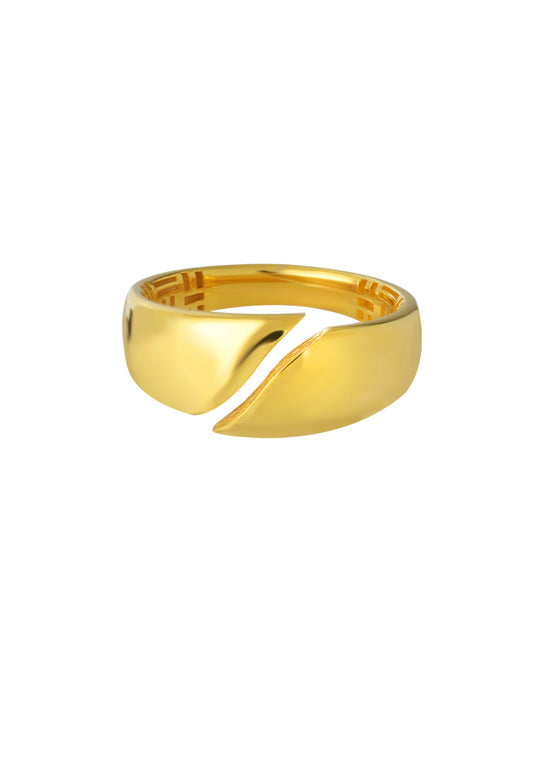 TOMEI Lusso Italia Ring, Yellow Gold 916